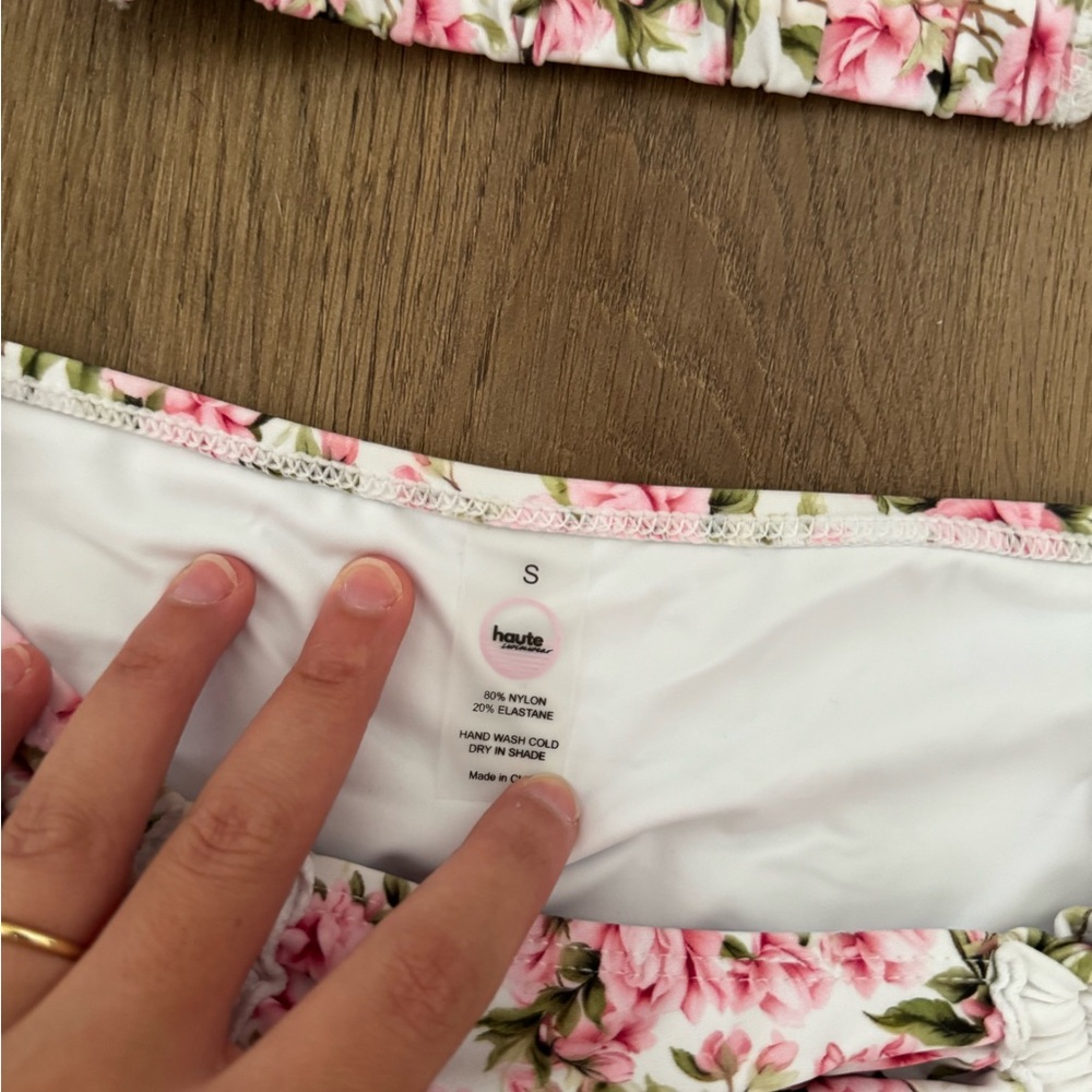 3 Piece Bikini Set with Skirt - Picture 3 of 6